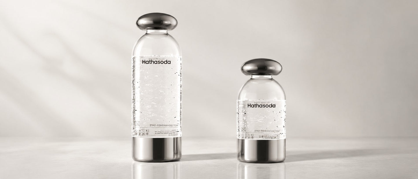 Hathasoda Carbonating Bottle 1000ml and 600ml